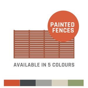 Painted Fence Panels