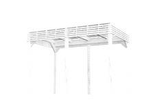 Load image into Gallery viewer, Painted Garden Pergola 2.4m