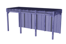 Load image into Gallery viewer, Painted Pergola Kit 4.2m