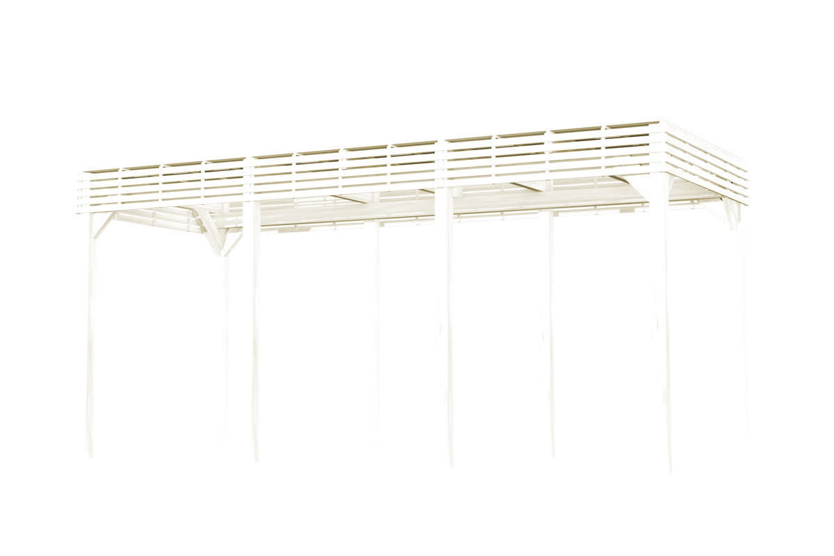 Painted Pergola Kit (4.2 x 1.8m) Quality Bespoke Modular