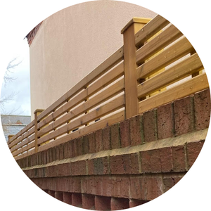 Tempo Slatted Fence Panels - 1800mm Width - Contemporary Garden