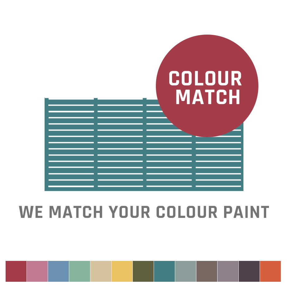 Colour Match Painted Fence Panels Choose Paint for Fencing