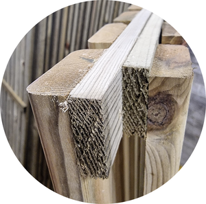 Double Sided Fence Panels - 1800mm
