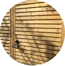 Load image into Gallery viewer, Double Slatted Garden Gate