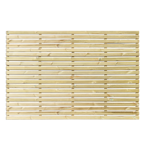 Tempo Slatted Fence Panels - 1800mm Width - Contemporary Garden