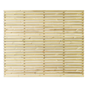 Tempo Slatted Fence Panels 1800mm Width Contemporary Garden