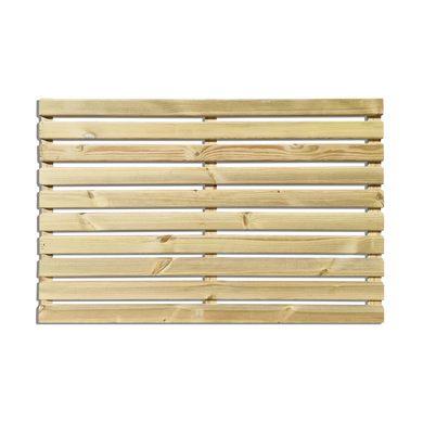 900m Wide Slatted Fencing - Slatted Wooden Panels