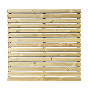 900m Wide Slatted Fencing - Slatted Wooden Panels