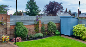 Grey Painted Fencing