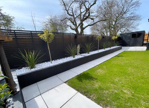 Grey Painted Fencing