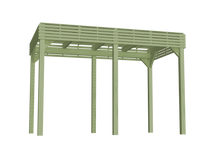 Load image into Gallery viewer, Painted Garden Pergola 2.4m