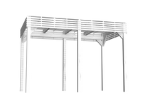 Load image into Gallery viewer, Painted Garden Pergola 3.0m