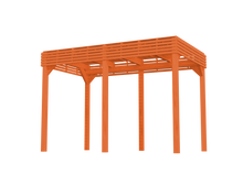 Load image into Gallery viewer, Painted Garden Pergola 3.0m