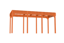 Load image into Gallery viewer, Painted Pergola Kit 4.2m