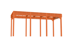 Painted Pergola Kit 4.2m